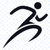 Lejing Sports Official Logo - A stylized green emblem representing athleticism and competition